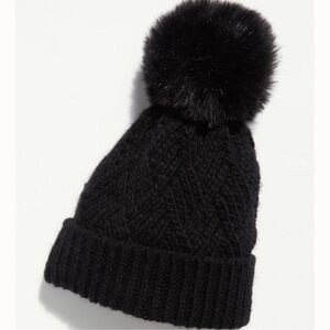 Free People Black Beanie